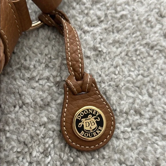 Dooney & Bourke Tan Monogram Shoulder Bag - Picture 2 of 7